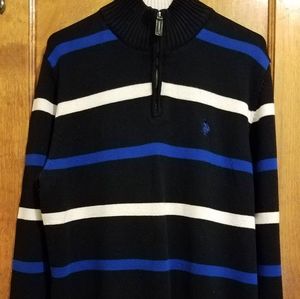 Men 1/4 Zip Pullover Sweater